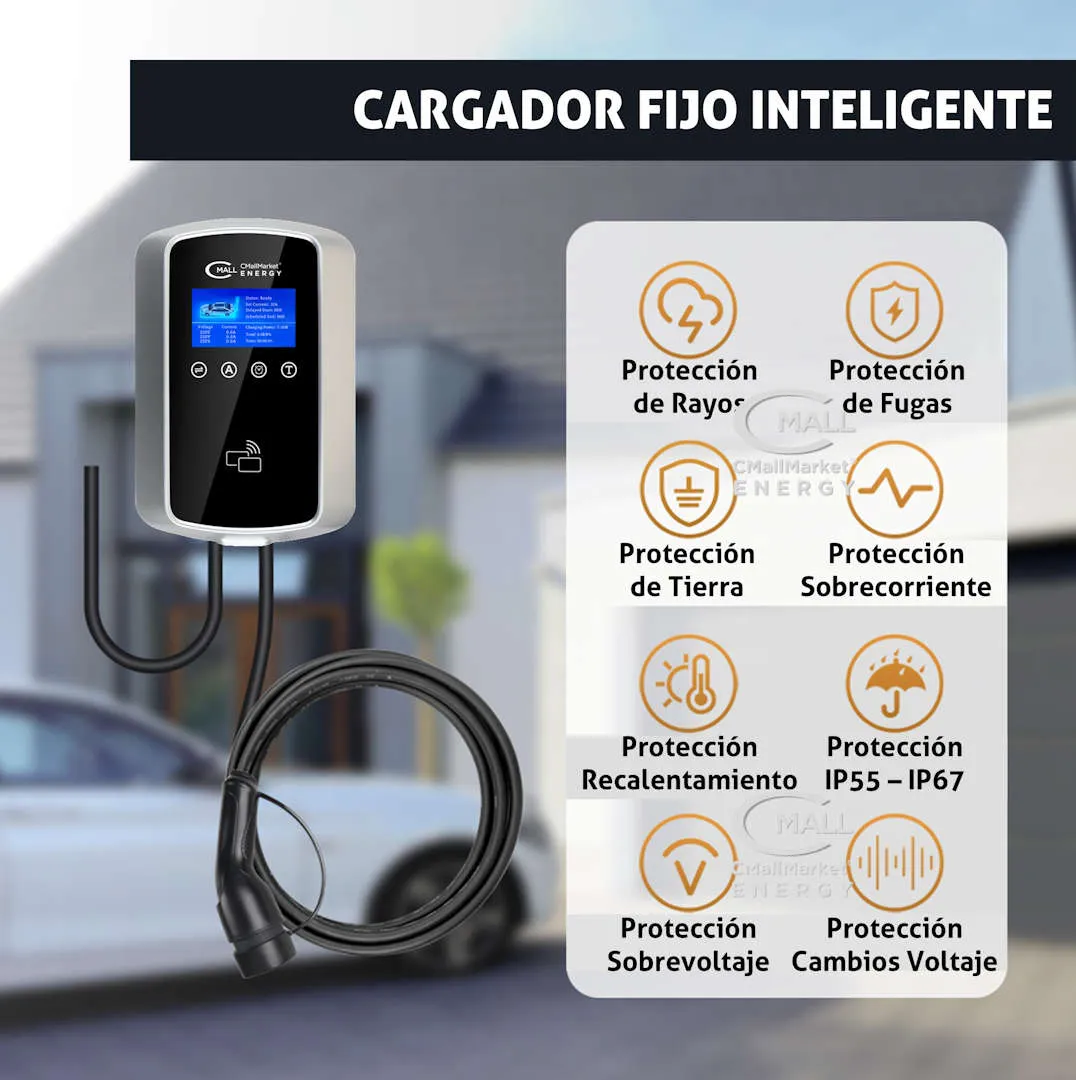 8 protecciones del cargador fijo inteligente